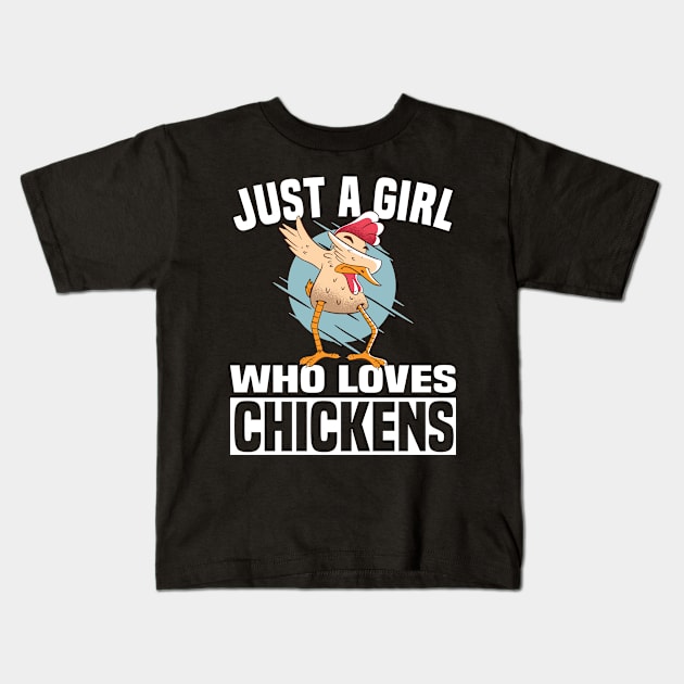 Chicken Chickens Pet Eggs Farmer Gift Kids T-Shirt by Jackys Design Room